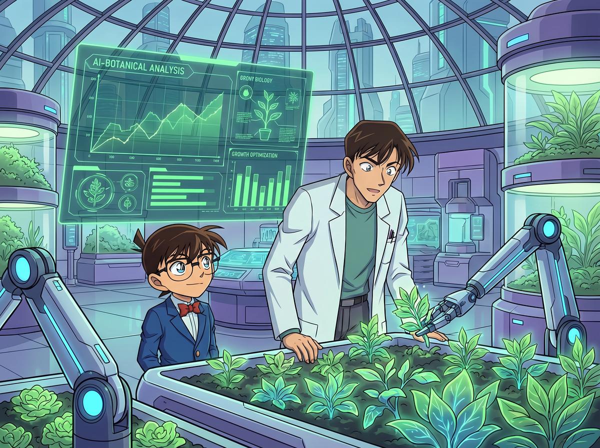 高清动漫AI植物视频技术